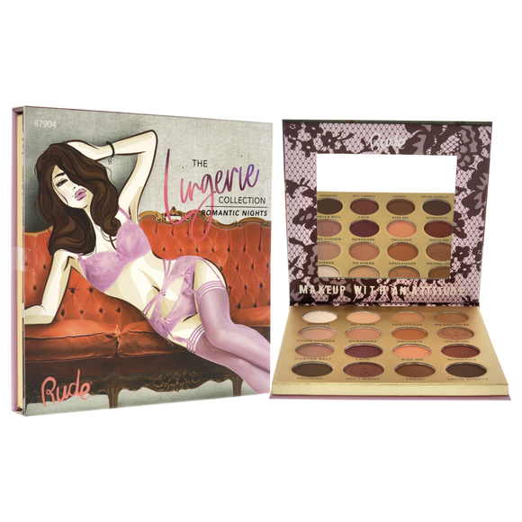 Lingerie Collection 16 Matte Eyeshadow- Romantic Nights Rude Cosmetics - 0.53 oz - Picture 3 of 4
